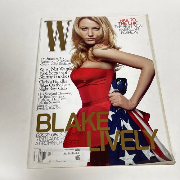 W Magazine December 2008 Blake Lively Chelsea Handler - Picture 1 of 7